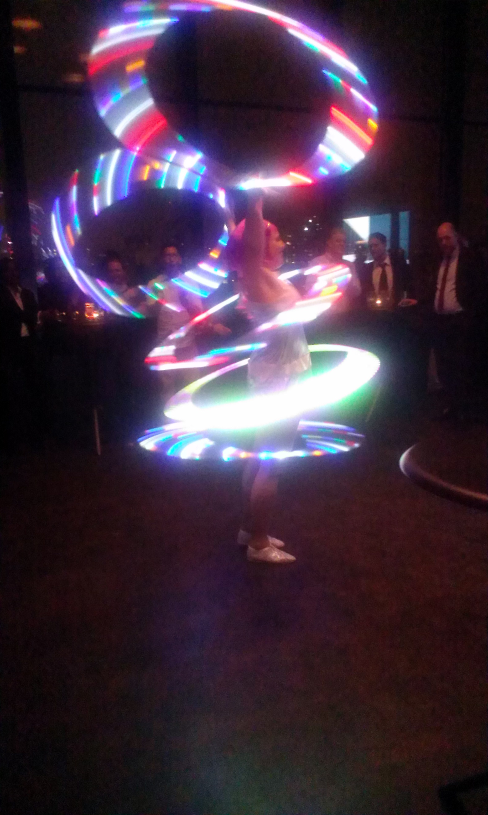 5 LED hula hoops